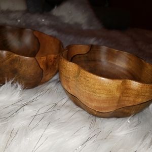 Mango wood bowls